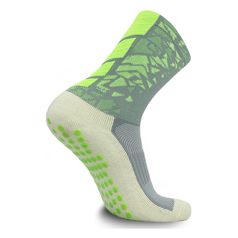 Mid-Tube Anti-Slip Football Socks Adults Men Women Sports Socks Non-Slip Silicone Towel Bottom Soccer Baseball Grip Socks