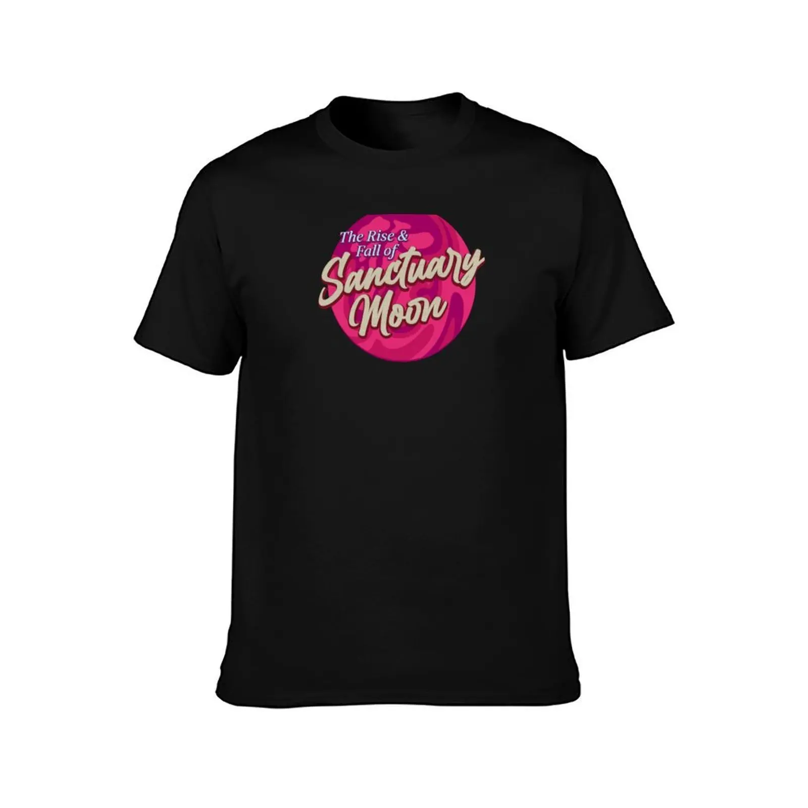 The Rise And Fall Of Sanctuary Moon T-Shirt Basic Casual Wear Short Sleeve Top T-Shirt