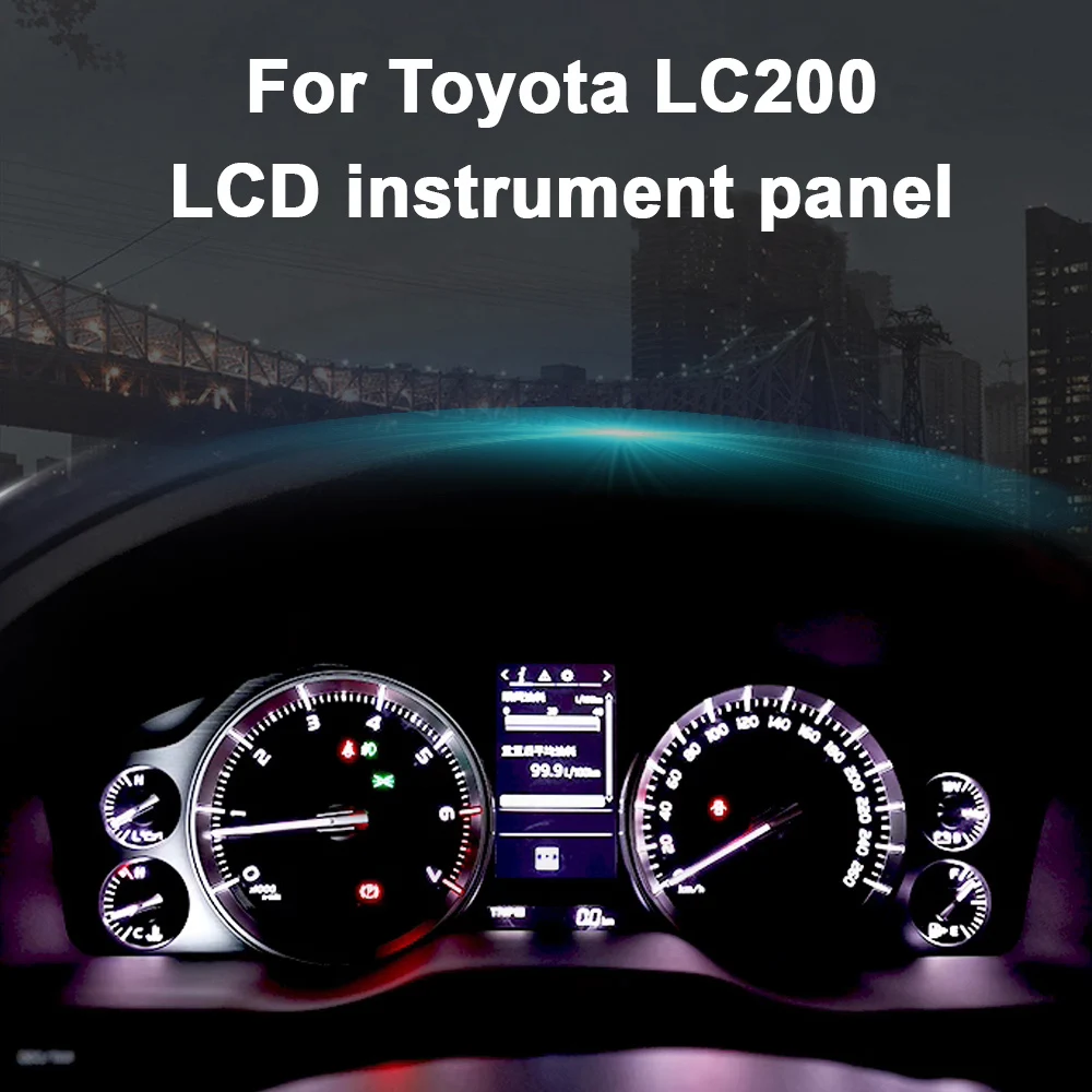 

12.3" Meter Display Digital Cluster For Toyota LAND CRUISER PRADO LC200 2008-2015 2016-2020 Speedometer Screen Car Instrument