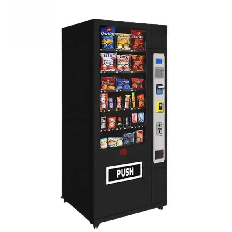 

Customized Commercial Multi Function Snack Vending Machine Automatic Drink Dispenser Multiple Payment Coin Bill Card Mobile