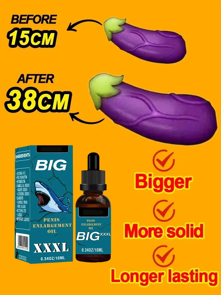 

Penies Enlargement Oil Original Permanent Penis Growth Thickening Oil Enlarge For Men Enhance Dick Erection Big Cock Massage Oil