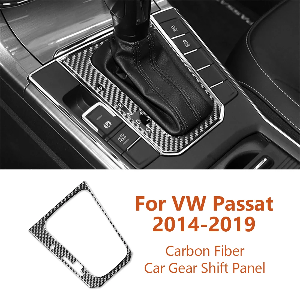 

Для Volkswagen VW Passat 2014-2019 Стайлинг углеродное волокно Автомобильная панель переключения передач декоративные наклейки автомобильные аксессуары для интерьера