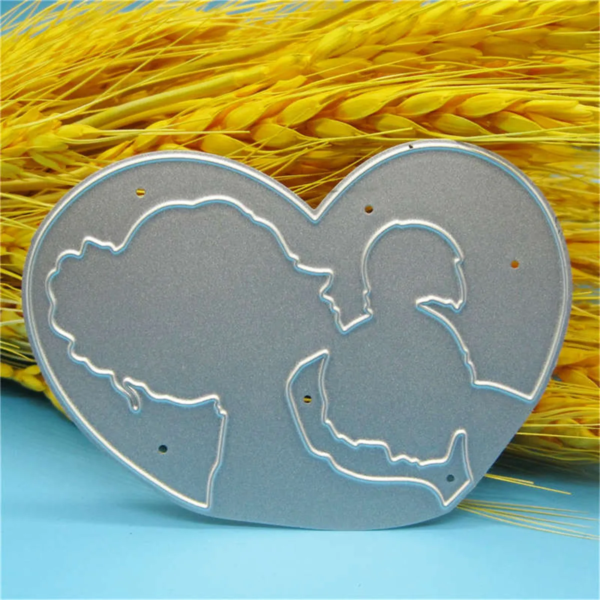 Custom Mother and Daughter Shape Metal Cutting Die, DIY for Scrapbooking, Decoration Crafts
