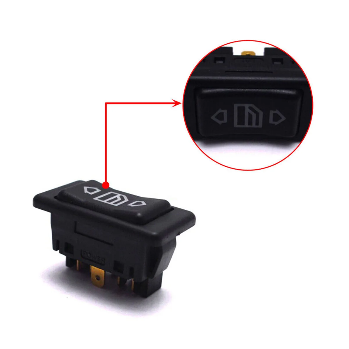 1/2/4/8Pc Universal 6 Pin Car Button Switch Electric Power Controller Window DC12 24V Kit Auto Car Switch Accessories 10A ON/OFF