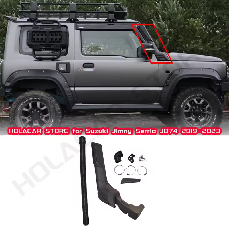 Jimny-Tuyau d'admission d'air de voiture, pas de proposition pour Suzuki Jimny Serria JB64, JB74, JB74W, 2019, 2020, 2021, 2022, 2023, 2024, 3 portes, 5 portes