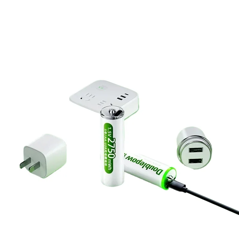 1.5V AA 2750mWh USB аккумулятор аа Lithium Batteries Rechargeable battery Pilha Recarregavel