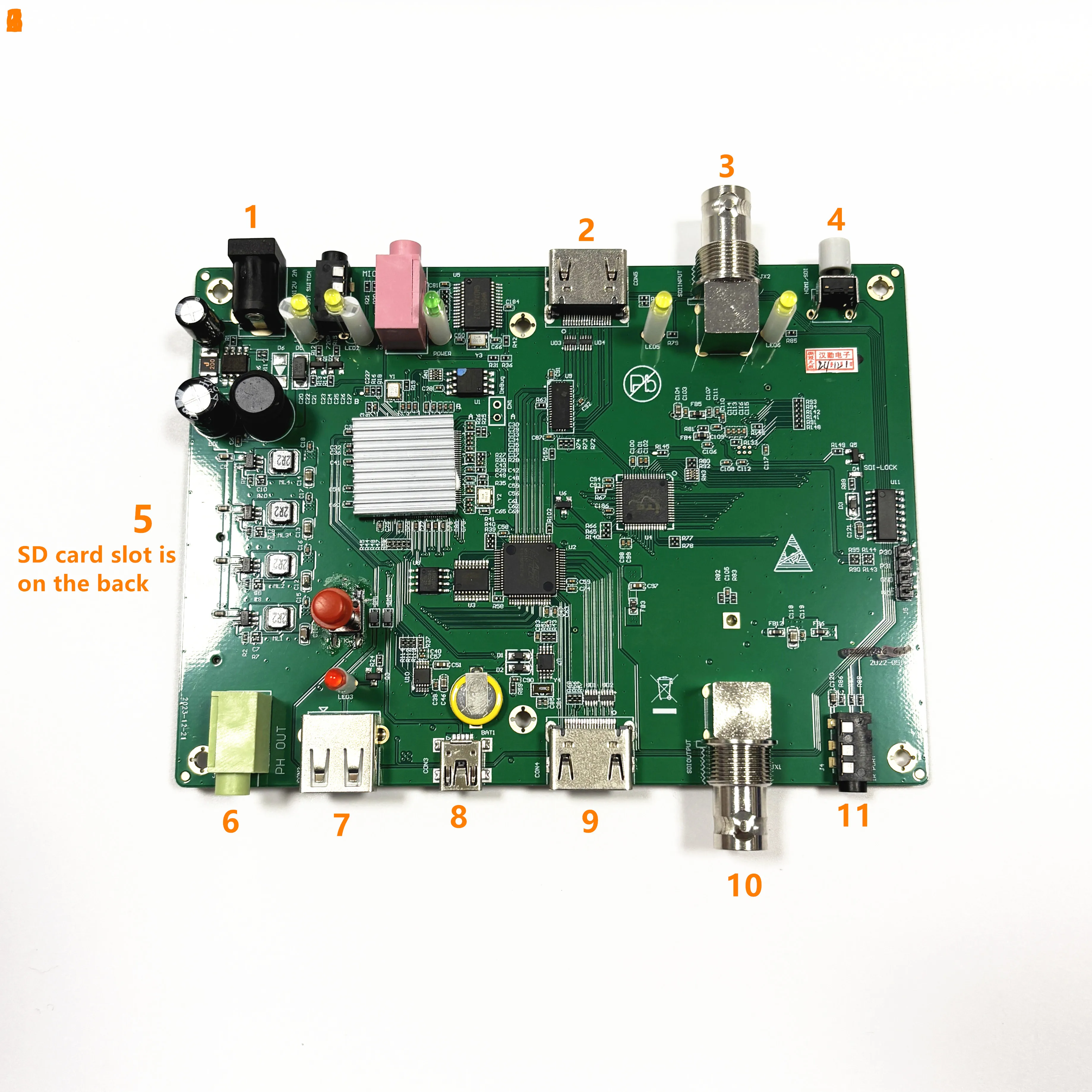 

Sdi to hdmi Module Video Capture Encorder Record Signal Endoscope Video Processor to USB or HDD Support Live Streaming