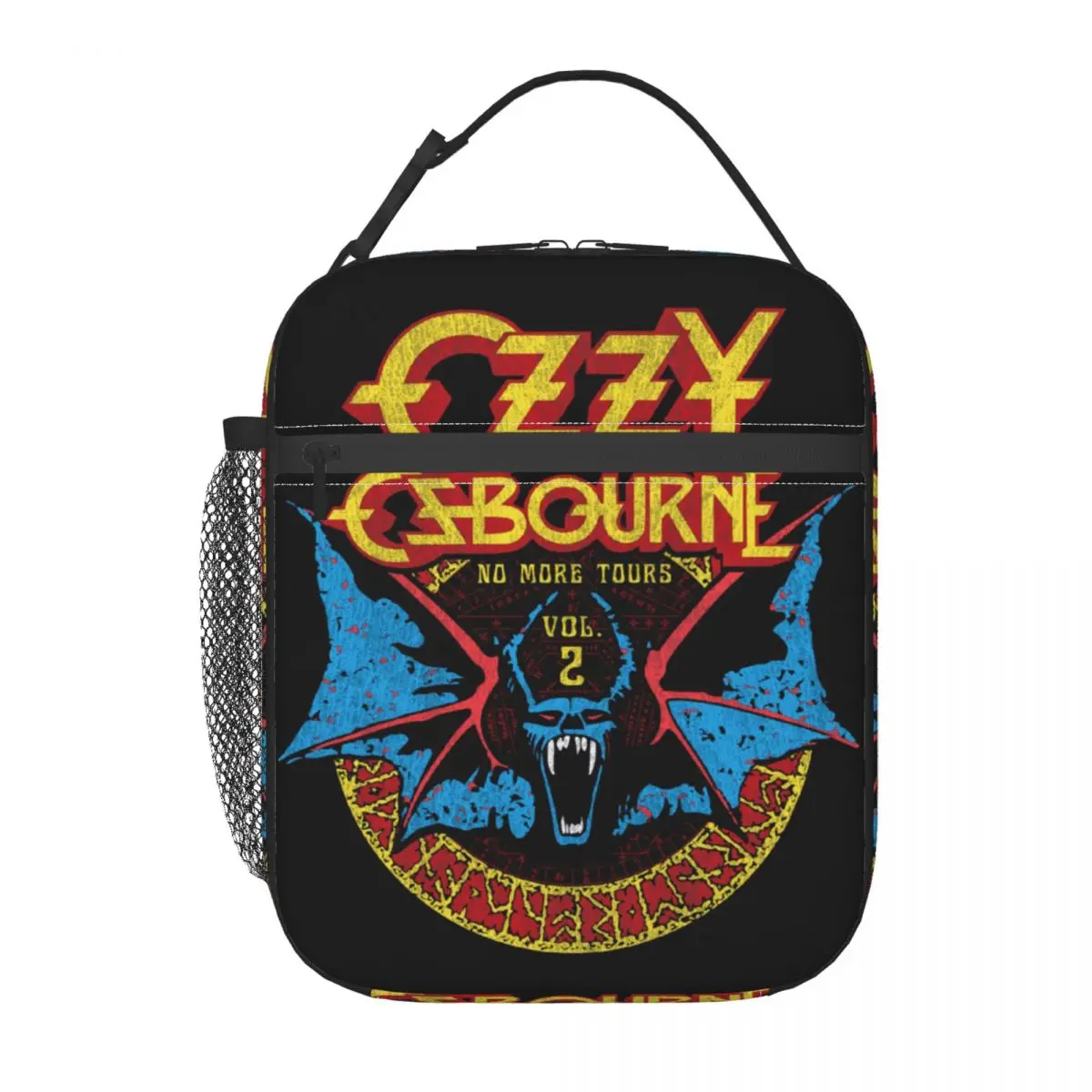 Custom Heavy Metal Band Rock Lunch Bag Men Women Warm Cooler Ozzy Osbourne Prince Of Darkness Insulated Lunch Box for Student