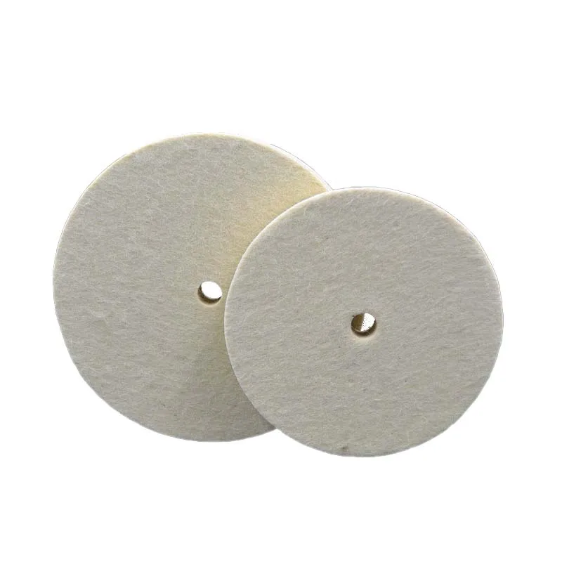 Multi size High Density Felt Buffing Wheel Mirror Polishing Disc Industrial Flat Fine Woolpad