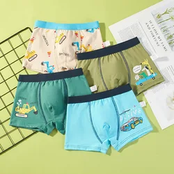 Cotton Boy's Boxer Briefs Large Children's Underwear Comfortable Breathable Underpants Small Mid Children's Panties Boy's Short