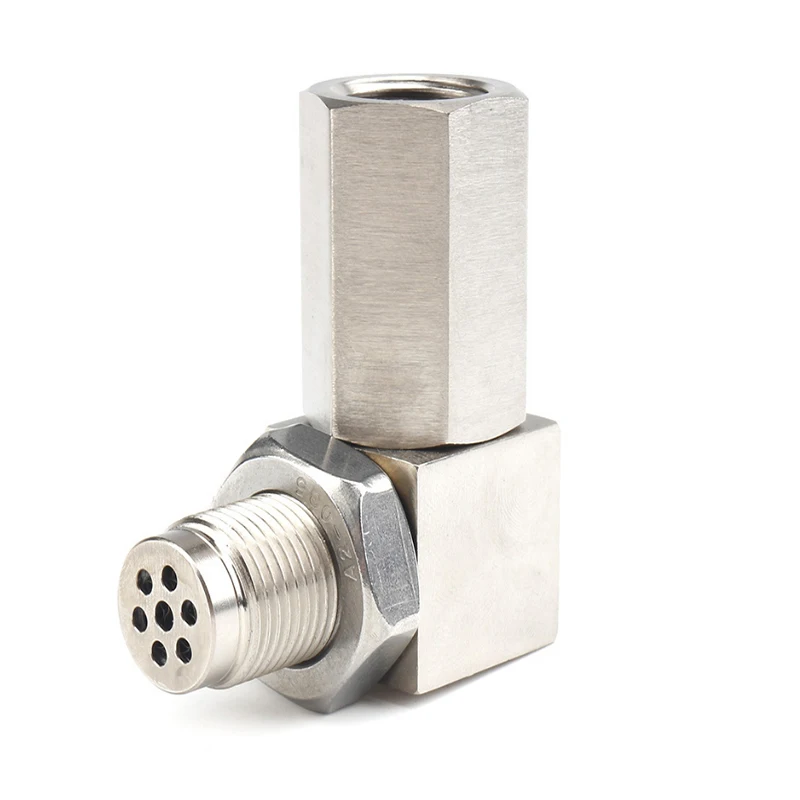 

90 Degree CEL Check Engine Light O2 Oxygen Sensor Spacer Adapter Universal Mini Catalytic Converter