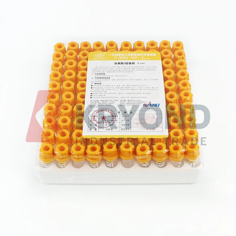 SANLI 0.5ml 1ml Micro Sampling Tube EDTA K2 Sodium Heparin Lithium Heparin No Additive Lab Sample Preparation Research 100PCS