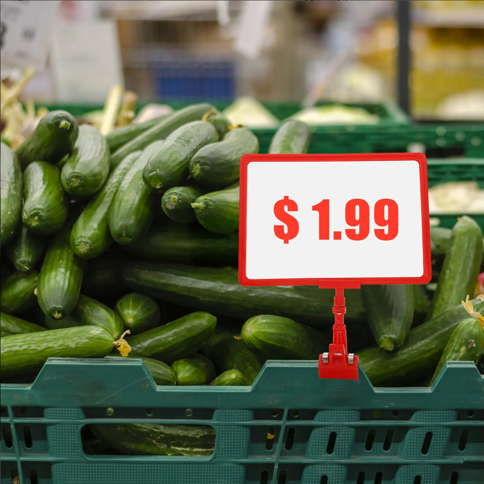 A4 Magnetic Classification Sign Holder Magnetic Shelf Label Holder Convenient Retail Price Label Display