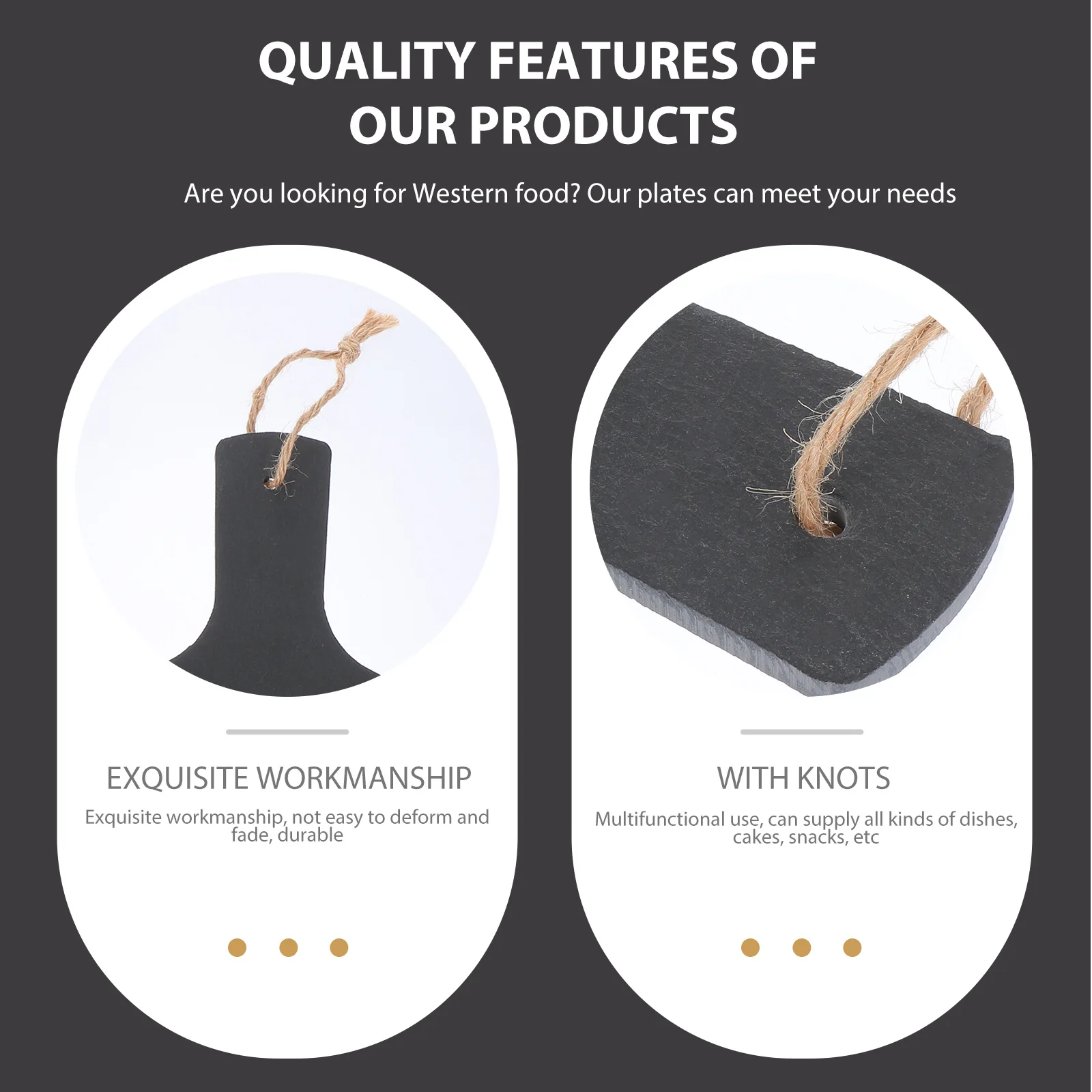 

1pc Natural Serving Plate Steak Bread Storage Creative Food Display Tray Multifunctional Kitchen Tableware Serving Board