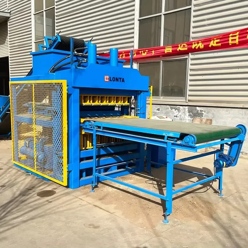 LONTA LT6-10 Fully Automatic Hydraulic Interlock Hollow Road Paver Earth Mud Soil Clay Brick Block Making Machine Brique