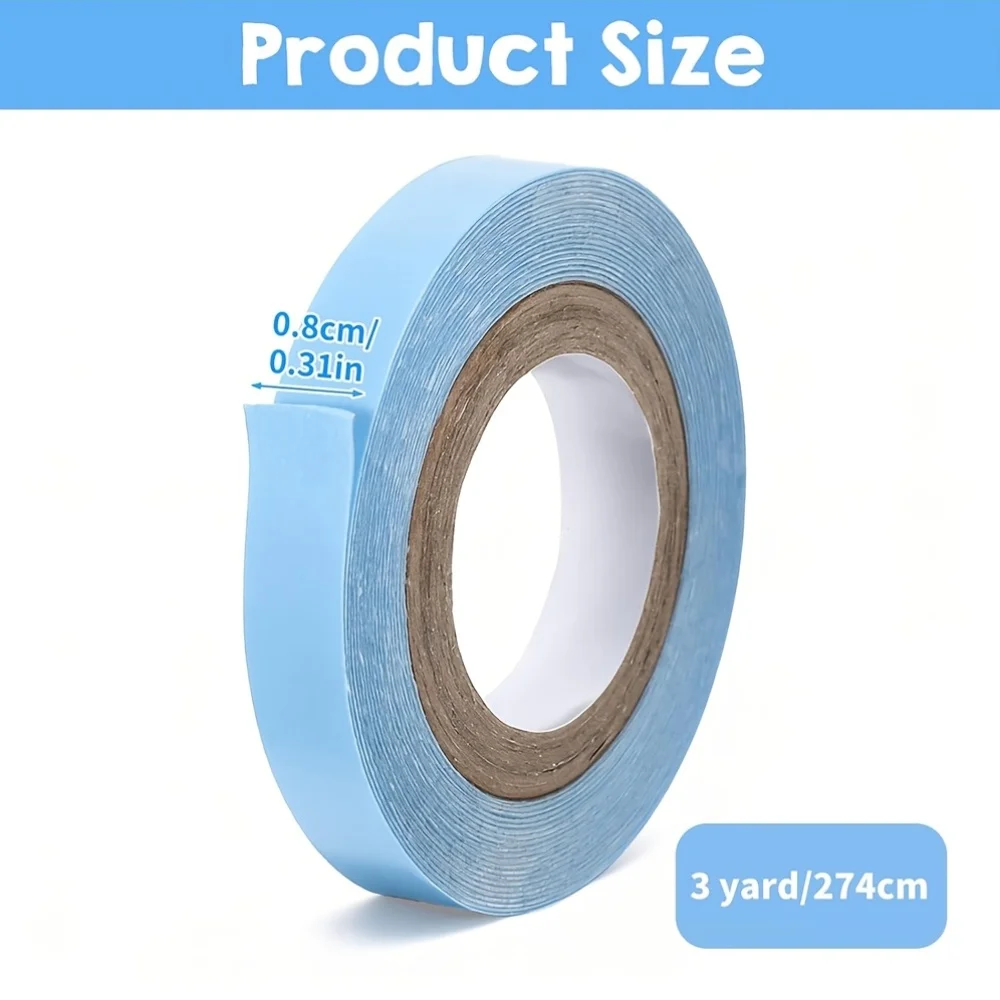 1Roll Hair Extension Tape Double Sided Adhesive Tape For Hair Extensions Replacement Accessory