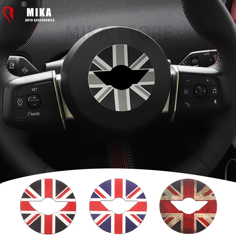 

Наклейки на руль автомобиля для Mini Countryman U25 Cooper J01 J05 F65 F66 F67, специальные внутренние кожаные наклейки, аксессуары