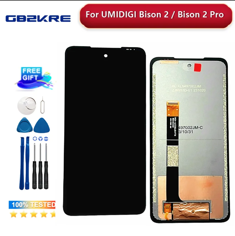 

100% Original Tested For UMIDIGI Bison 2 LCD Display Touch Screen Assembly LCD Sensor For Umidigi Bison2 Pro LCD Display