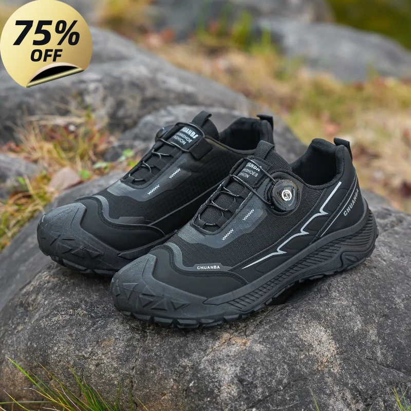 

Мужские легкие повседневные кроссовки-шлепанцы 2026 с эластичными шнурками для активного отдыха, черные, серые, хаки, из ПУ и канваса