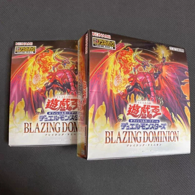 

In Stock Original YuGiOh 1304 Blazing Dominion Serise Booster Japanese version Card Pack Collection Surprise Toys Cards Gifts