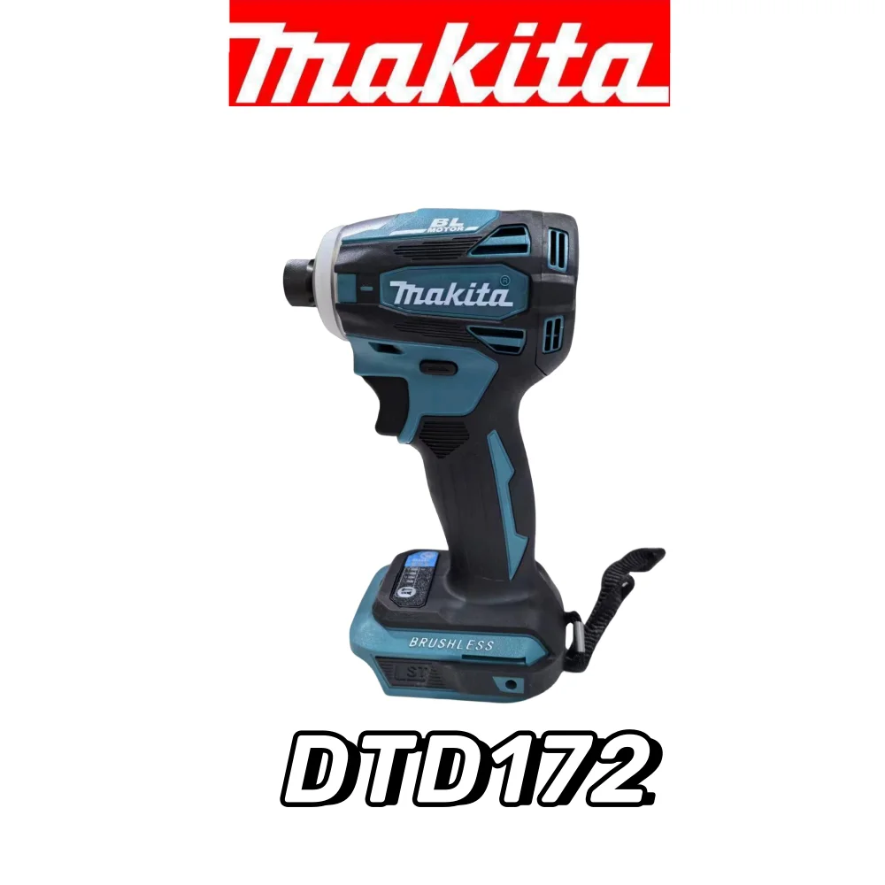 Makita DTD172 180N.M Cordless Impact Driver 18V LXT BL Brushless Power Tools Motor Electric Drill Wood/olt/T-Mode Rechargeable