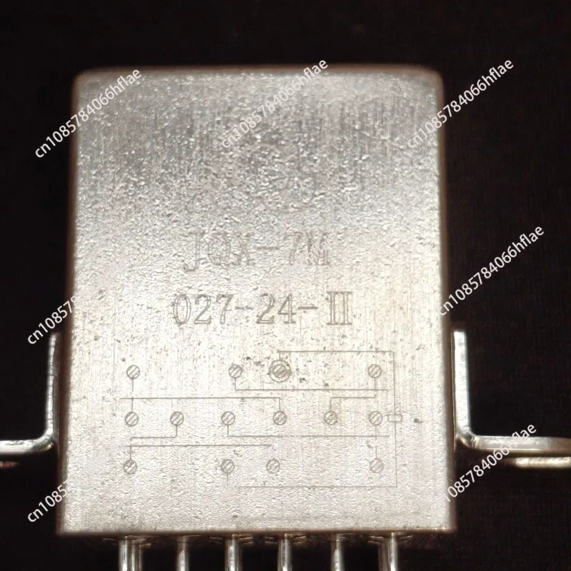 JQX‑7M/027‑24‑II Electromagnetic Relay, DC 24V Control Relay for Industrial Circuit Switching Replacement