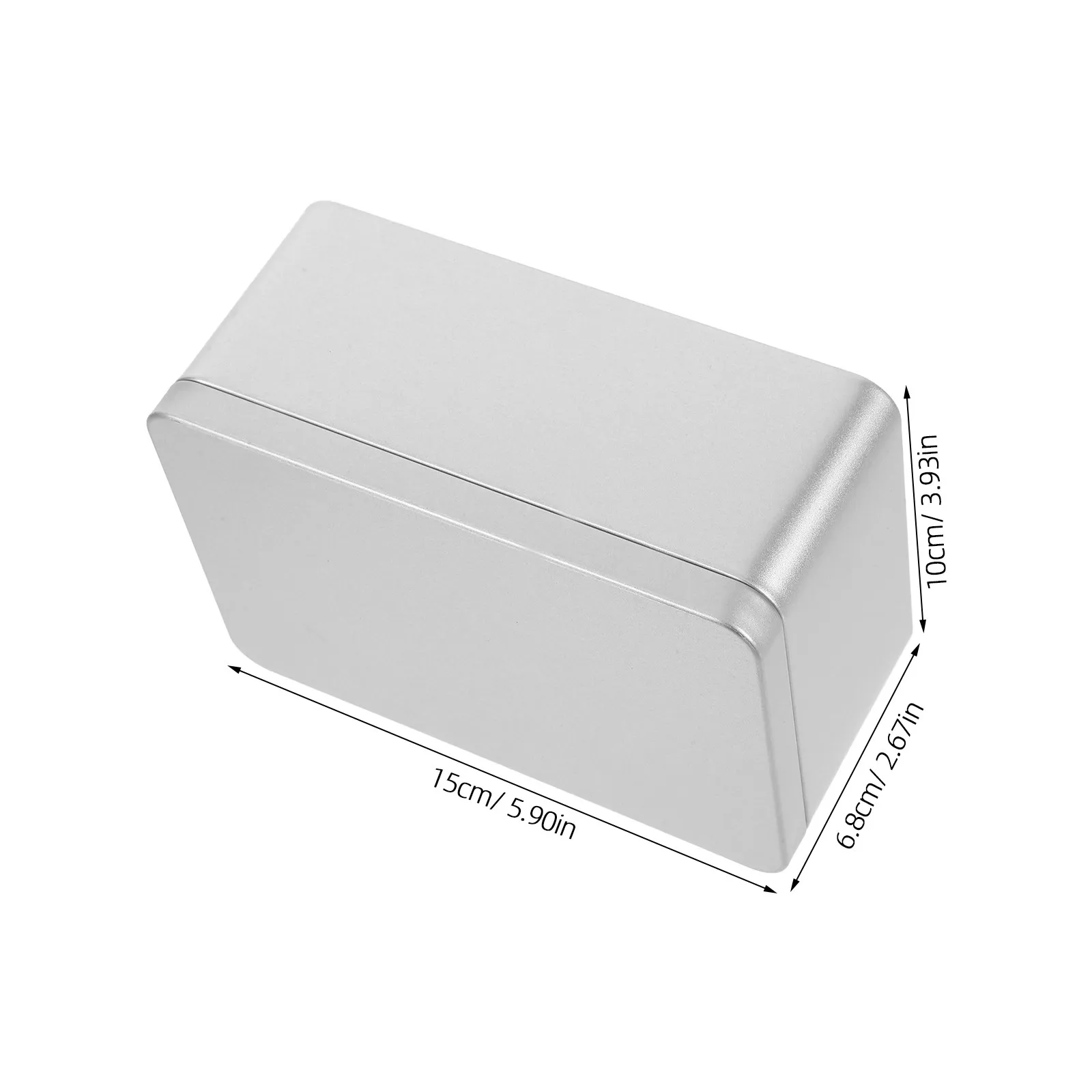 Great Quality Tinplate Storage Box Small Compact Design for Sewing Storage Tool Organization Photo Cards Board Game Pieces