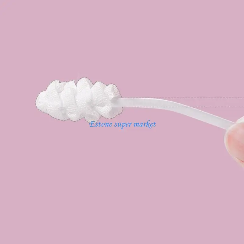 090B 30 Pcs Baby Tongue Cleaner Disposable Infant Toothbrush Baby Cleaning