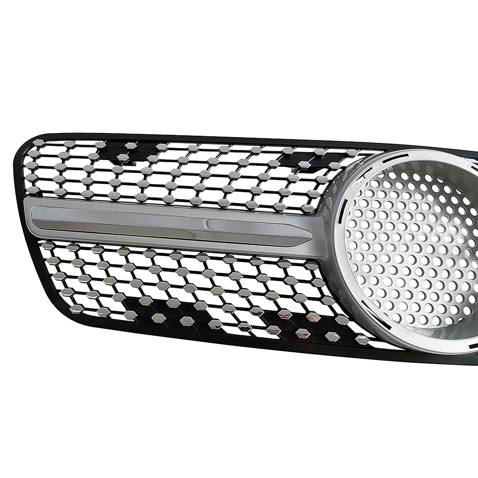 

Передняя гоночная решетка радиатора (сетка) для Mercedes-Benz ML-Класса W163 1999-2004, верхняя решетка воздухозаборника, решетка радиатора