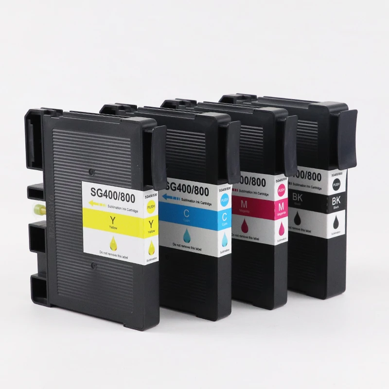 4color/1set Compatible for Sawgrass SG400 SG800 Sublimation Ink Cartridge with Chip For Ricoh SG3100 3100SNW SG7100 7200 SG2100