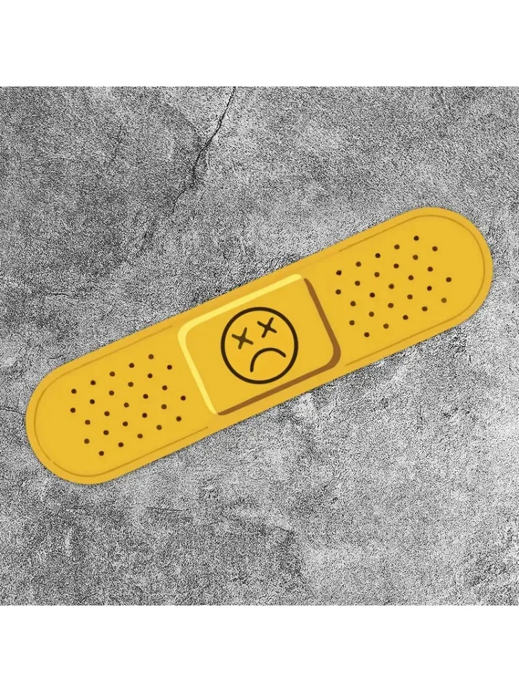 AliExpress NONE 2PCS Cartoon Band Aid Heart Sad Face Sticker Set, Waterproof Vinyl Decal for Car Laptop Phone Helmet