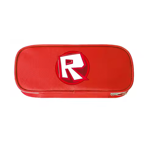 New ROBLOX Creative Peripheral Cartoon Cute Pen Bag Game Canvas Stationery Bags Coin Purse Zipper Pen Box Student Storage Bag