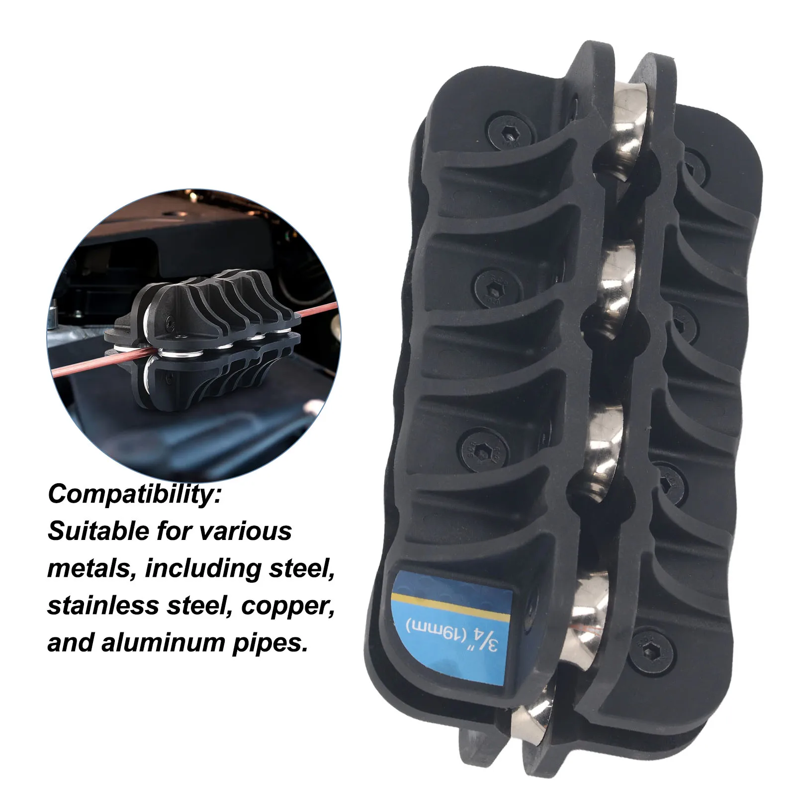 3/4in 19mm Handheld Tubing Straightener Universal Pipe Straightening Tool Tube Straightener for Fuel Transmission Lines
