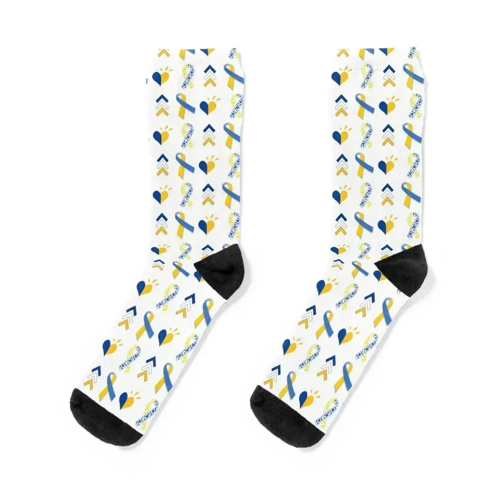 

Down Syndrome Awareness Socks basketball Heating sock compression Luxury Woman Socks Men's
