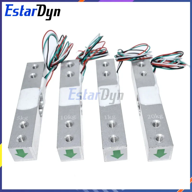 Estardyn Load Cell 1KG 5KG 10KG 20KG HX711 AD Module Weight Sensor Electronic Scale Aluminum Alloy Weighing Pressure Sensor
