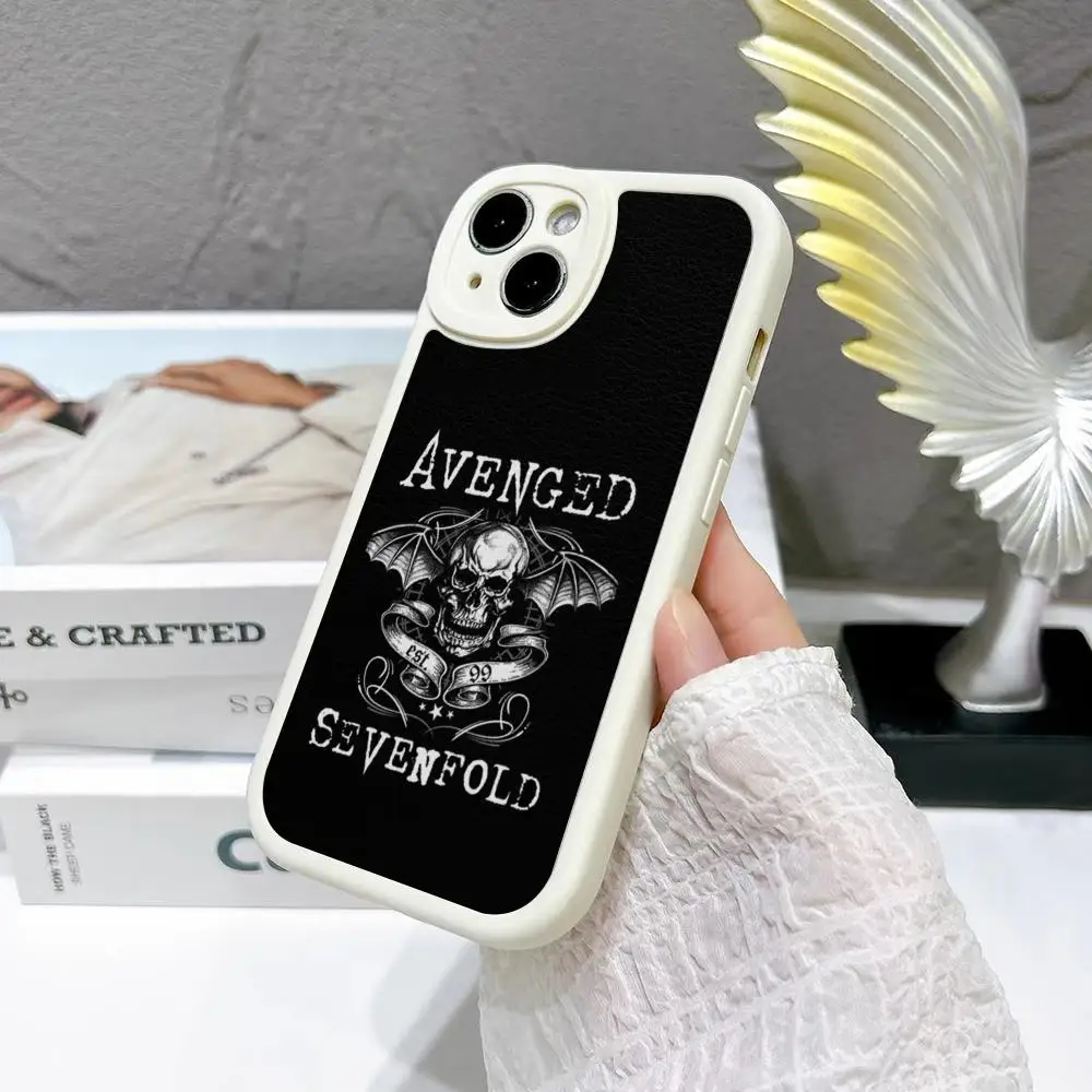 A-Avenged S-Sevenfold Band Phone Case For Iphone 15 14 13 12 11 Pro Max Mini X Xr Xs 8 Puls Lambskin Silicone Cover