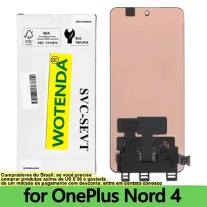 Bilashmart Original 6.74'' Fluid AMOLED LCD Screen OnePlus Nord 4 5G 2024 CPH2663 Phone Display Touch Screen Repair Replacement Part