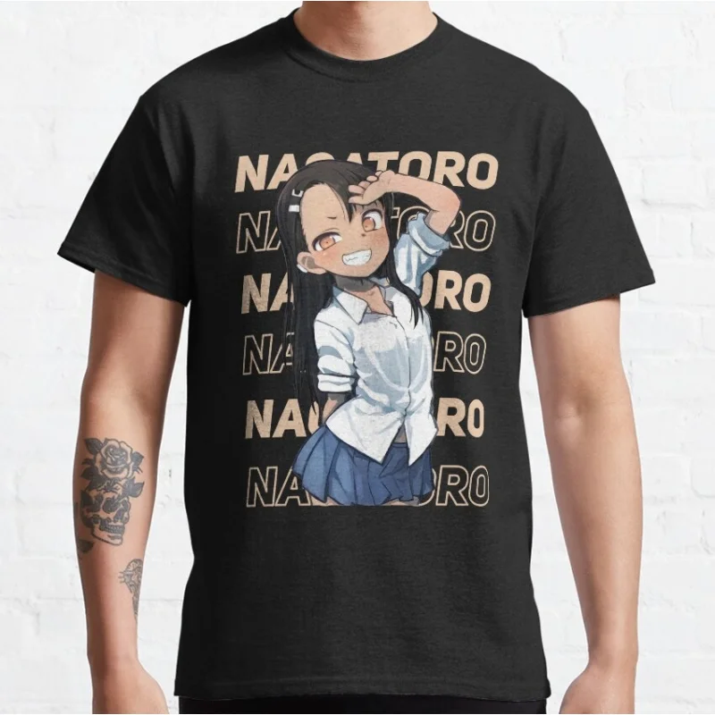 0503 Dont Toy With Me Nagatoro Hayase Gift for Anime lover 100% cotton Y2K clothes O -Neck Short Sleeve Graphic T-Shirt S-6XL