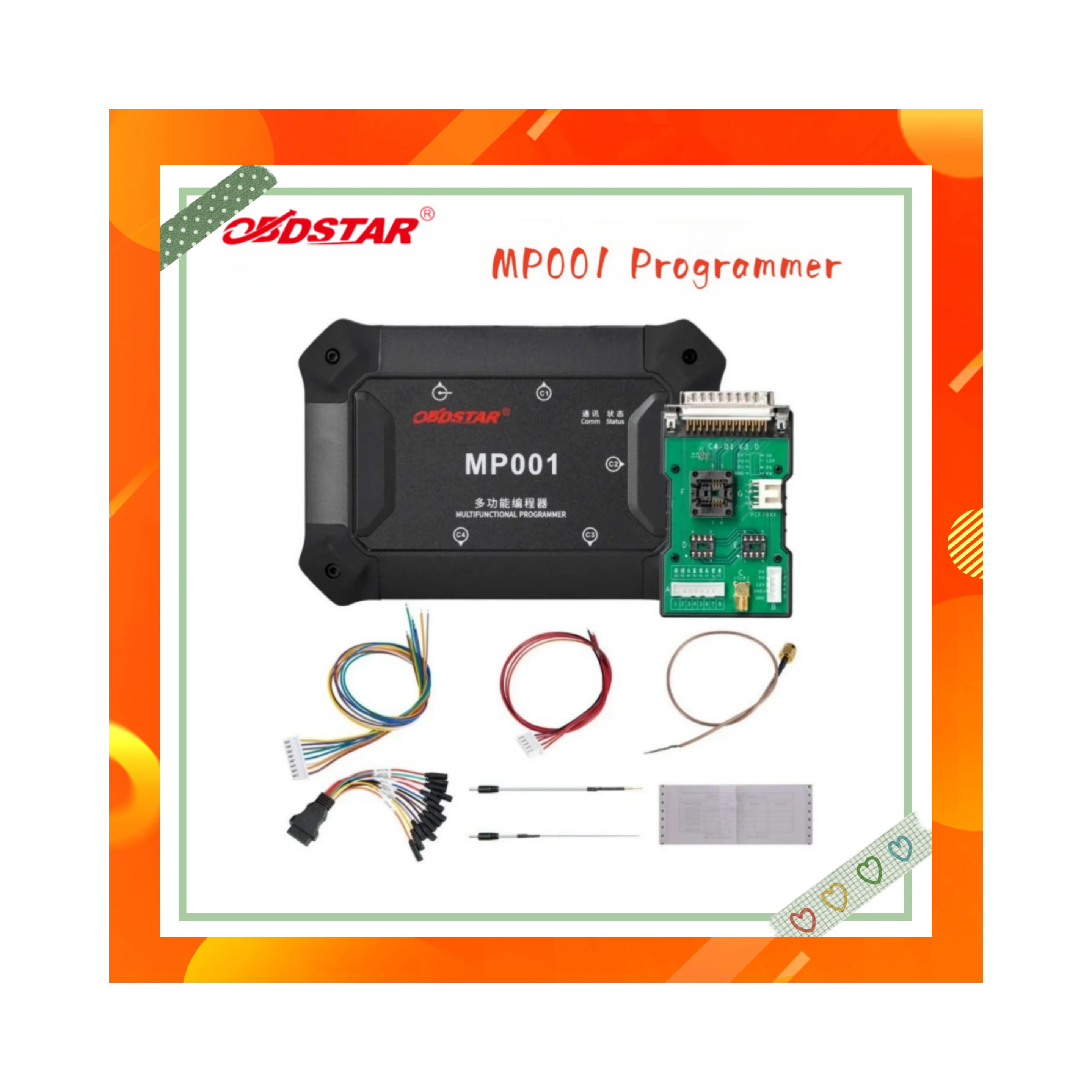 Лидер продаж 2024 года OBDSTAR MP001 работает с DC706 для DC706, чтение/запись, клон обработки данных для автомобилей, электромобилей/морских/мотоциклов