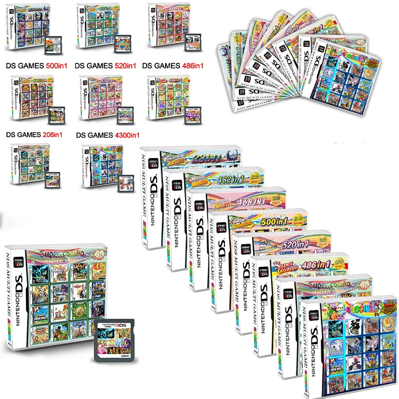 English game cards DS US version and European version game all-in-one V2 new version jigsaw puzzle boxed birthday gift