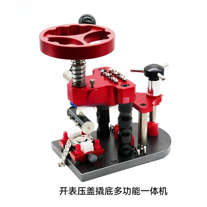 

Инструмент для ремонта часов Гламурная машина для открытия крышки часов Четырехцелевая машина Многофункциональная машина для открывания нижней части Пресс для вращения крышки