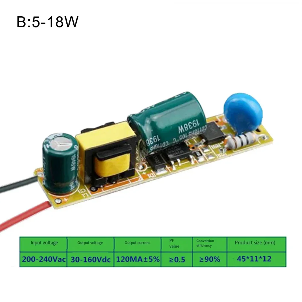 High Efficiency LED Driver Power Supply for Diverse Lighting Solutions Built in Safety Features for Long Term Reliability
