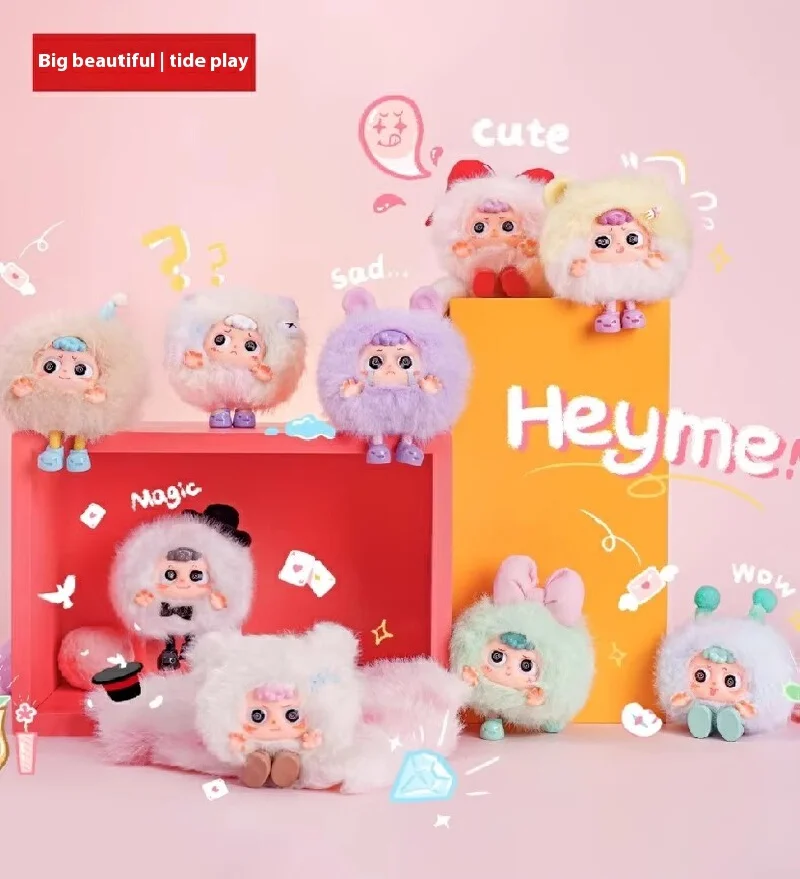 

Hey Mi Dear Ghost Series слепая коробка-милое украшение для рабочего стола в форме маленькая игрушка-украшение для модных подарков