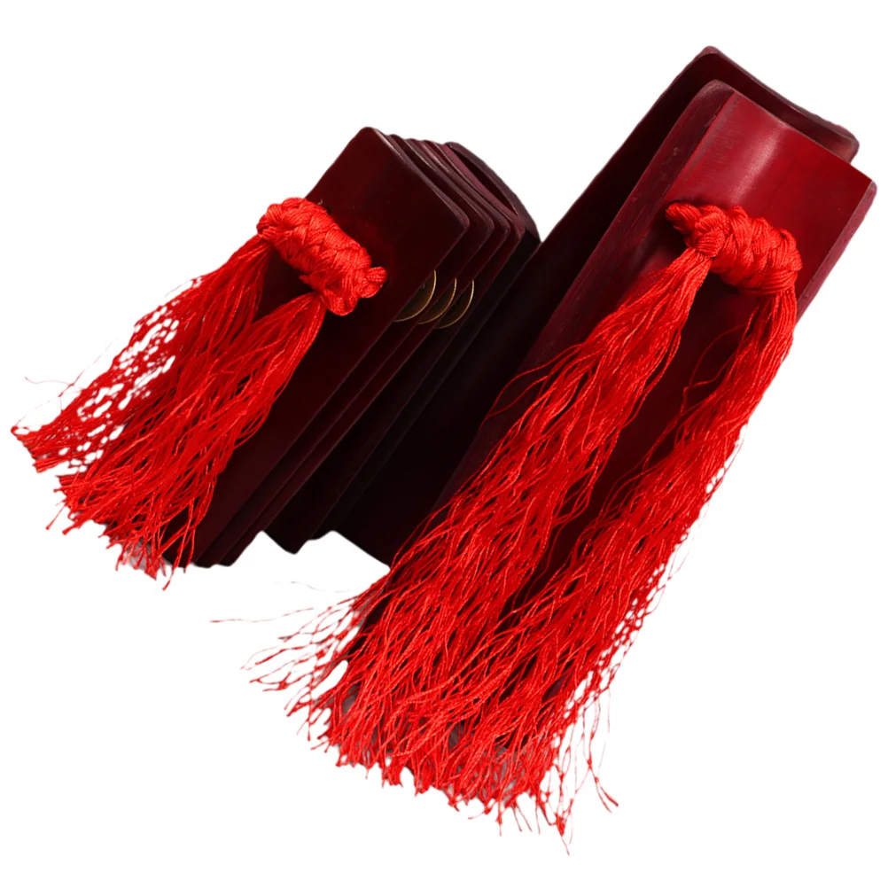 

Jingle Stick Allegro Bamboo Board Instruments Boiled Music Chinese Kuaiban Child