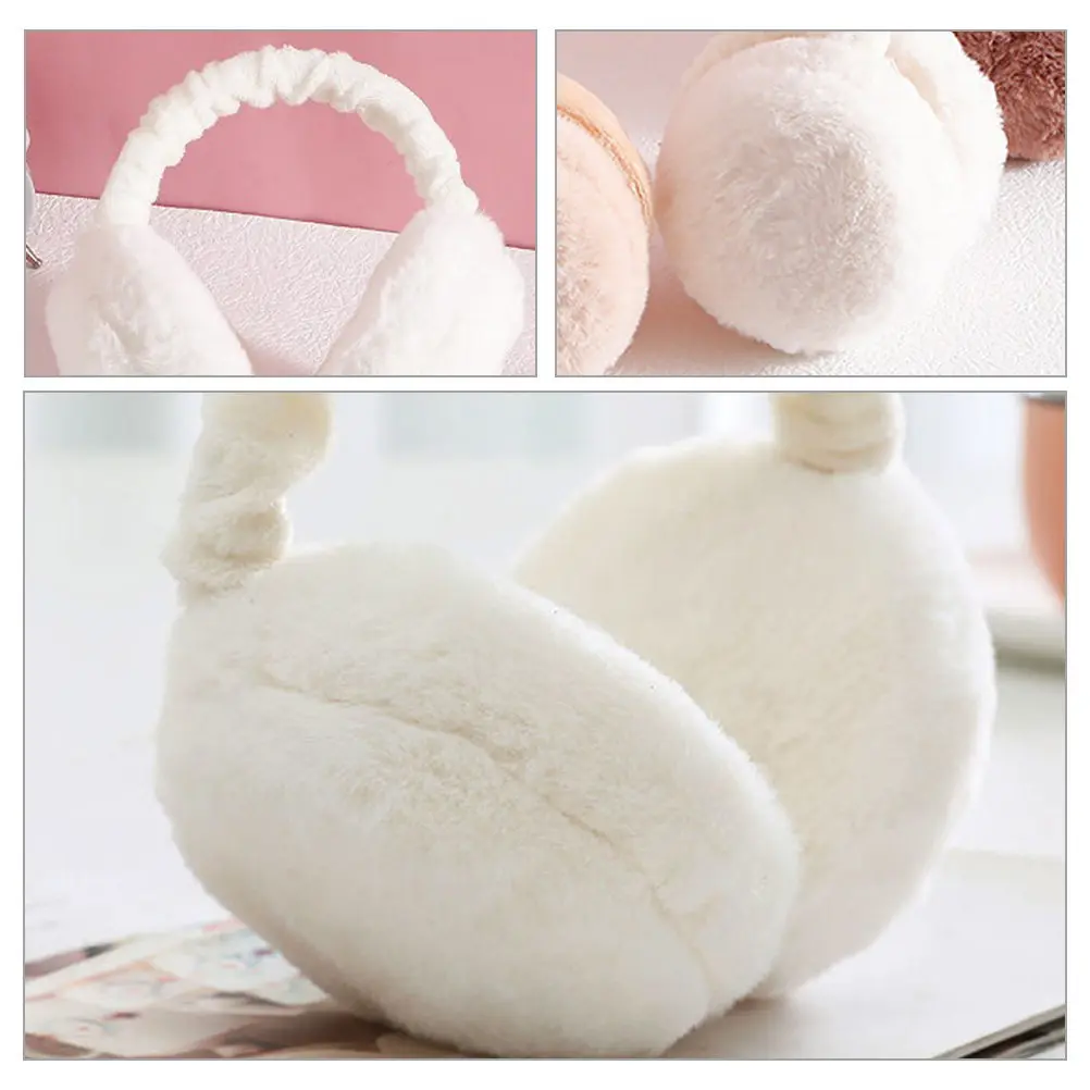 

2 шт. теплых зимних наушников для женщин, очень большие, складные, для холодной погоды, для катания на лыжах, аксессуар для защиты ушей