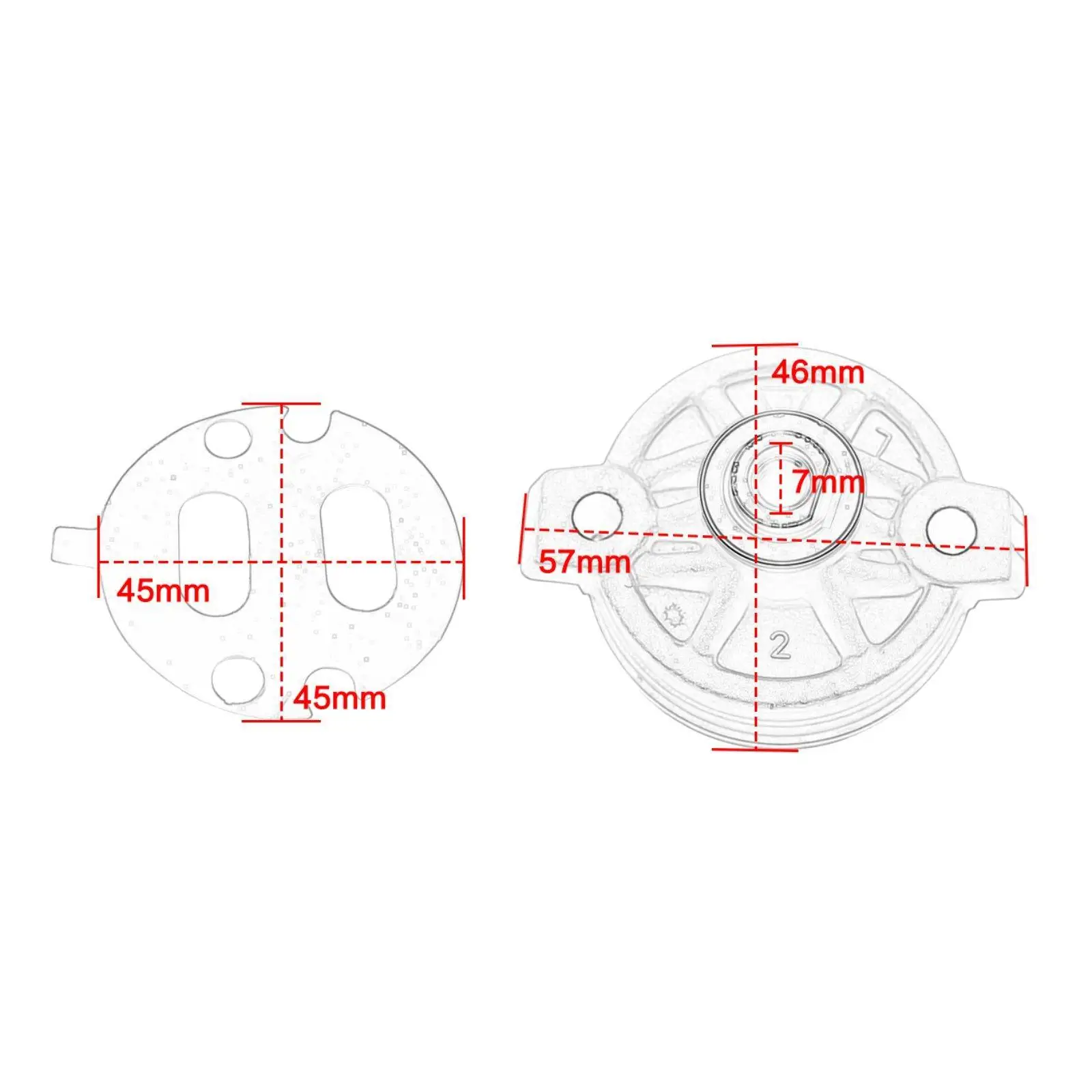 Compact Alloy Oil Pump Motorcycle Engine Part Wear Resistant for Derbi Gilera Piaggio Sport City 125-300cc Atlantic Series