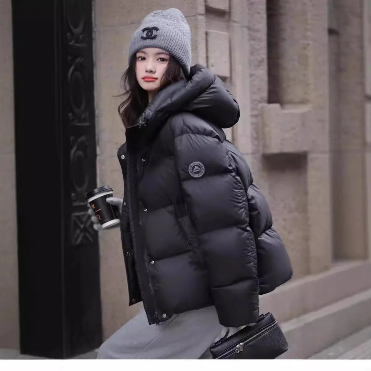 2024 New High end White Duck Down Down Jacket for Women, High end Women's Medium to Long, Japanese and Korean Style Thick Coat