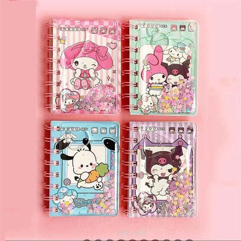 

10pcs/lot Sanrio Kuromi Melody Pochacco Coil Notebook Cute Portable Note Book Diary Planner Stationery Gift School Supplies