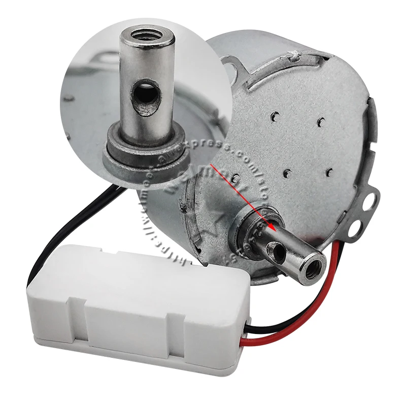 DC5V/6V/9V/12V/24V 4W TYC-50 TYC49 TYJ50 50TYZ メタルギア同期ブラシレスACモーター ディスプレイ手工芸品 首振りランプ # 3