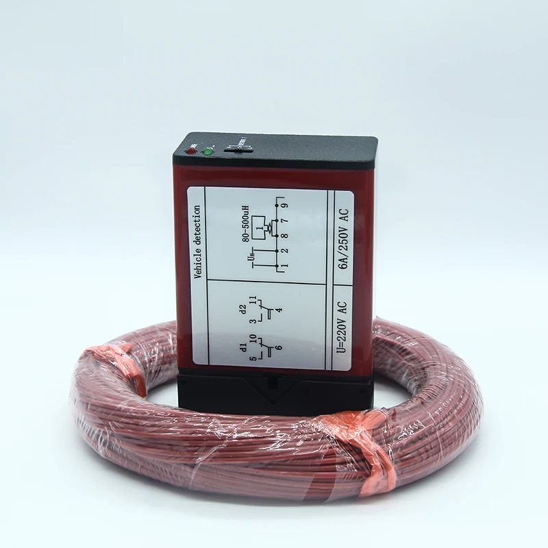 Security Vehicle Loop Detector Sensor Single Channel Vehicle Outdoor Traffic Inductive For Barrier gate